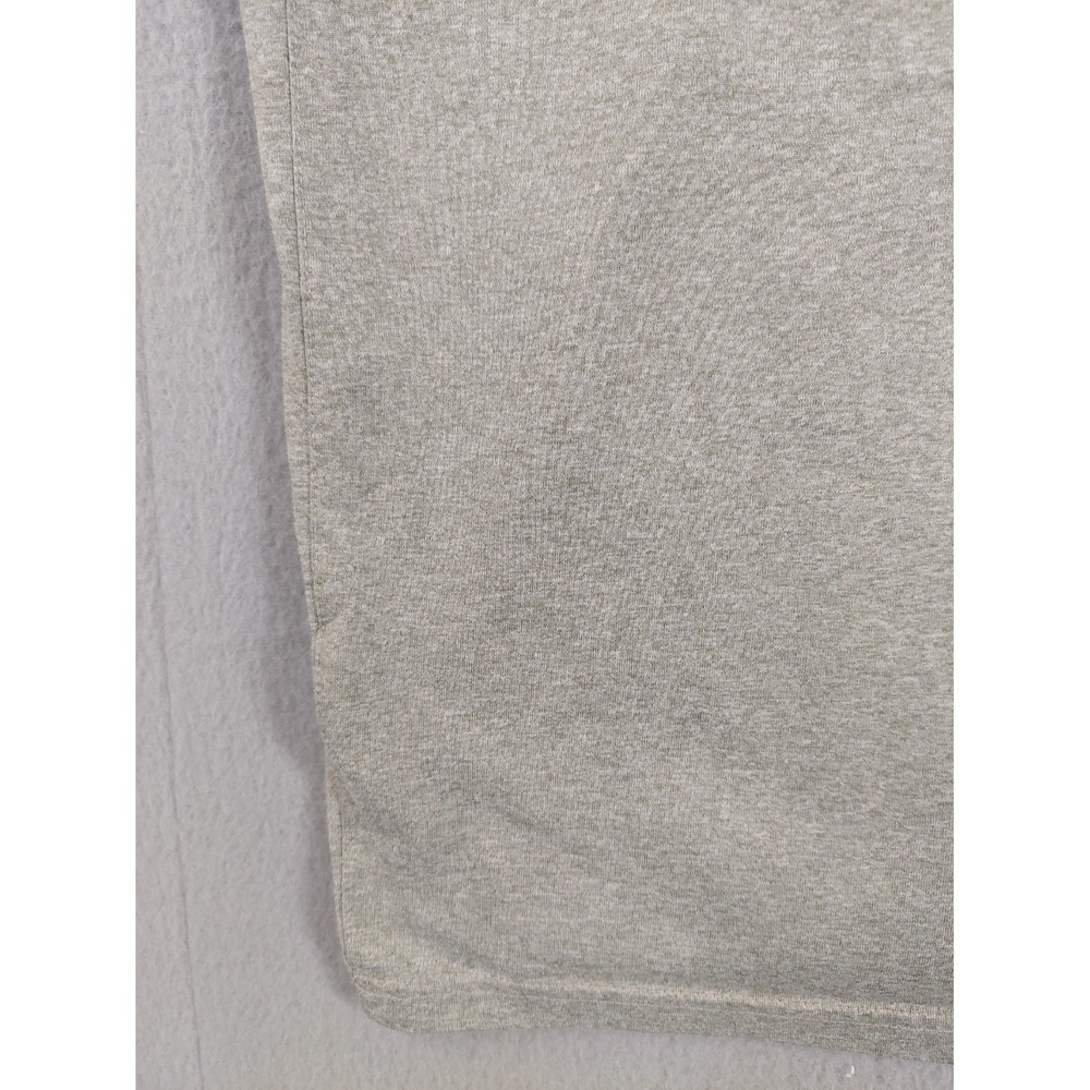 Nike Men Athletic Shirt M Gray Dri Fit 100% Polyester Logo Long Sleeve Crew Neck - Picture 15 of 16